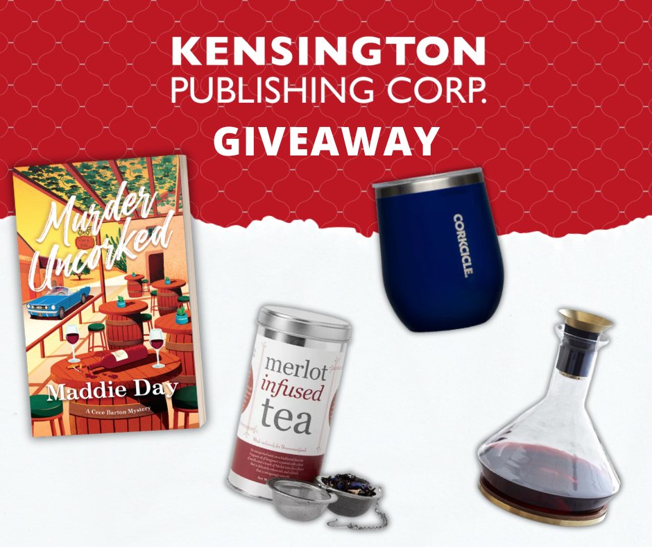 Raise a glass to this giveaway featuring MURDER UNCORKED by #MaddieDay (@edithmaxwell): ow.ly/g7h350Q340K