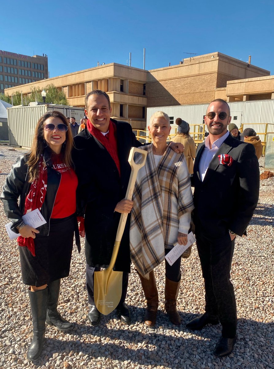 We were happy to join @OU_President and the entire @Okla_Childrens team at the groundbreaking of their NEW Children’s Behavioral Health Center! This facility will allow Oklahoma youth to receive the highest quality of treatment & support for mental & behavioral health conditions.