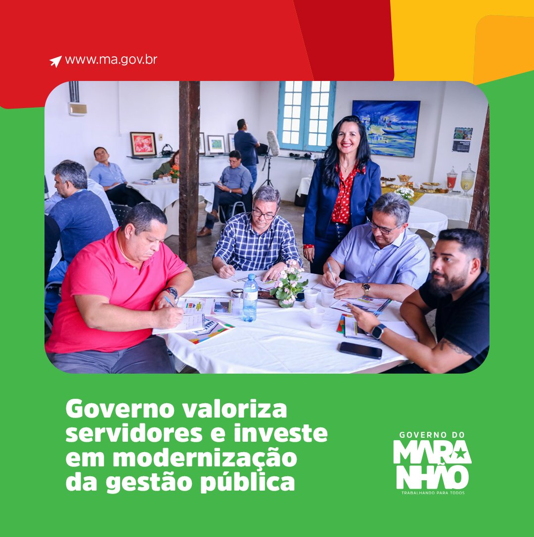 GovernoMA's tweet photo. 🤩 Valorização dos servidores!
✅ O #GovernoMA, por meio da @escola_governo, abre portas para o crescimento profissional dos servidores públicos estaduais, com cursos de qualificação, especialização e mestrado.
https://t.co/kp6uPXD3uO
#DesenvolvimentoMA #EGMA https://t.co/jHi3kph7wn
