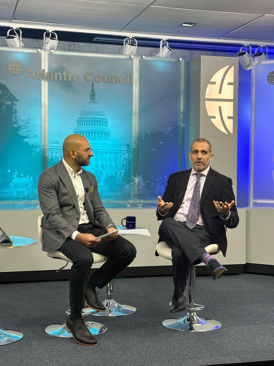 At the second @ACSouthAsia #Pakistan Conference, focused on post-crisis reforms and a recovery roadmap for Pakistan, @AIKhwaja delivered the Fireside Chat, 'Moving Beyond Macroeconomic Stability in Pakistan.' 

📺bit.ly/3SnYVDU
#ACPakistan @AtlanticCouncil @SAISHopkins