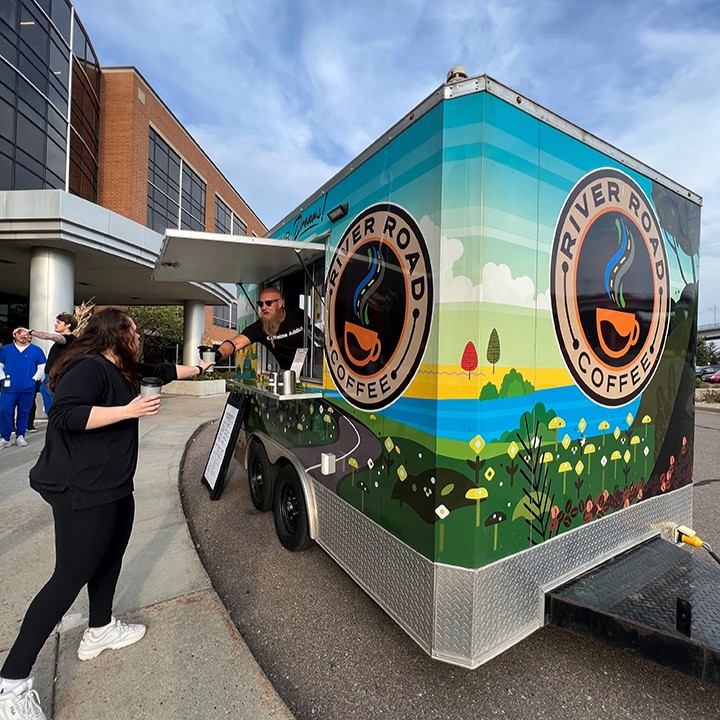 AltusProperties's tweet photo. It's PSL season and our Minneapolis property management team partnered with River Road Coffee and Hanisch Bakery  to provide coffee and donuts for our valued tenants in our Minneapolis office properties. https://t.co/wdqKm4DyHW