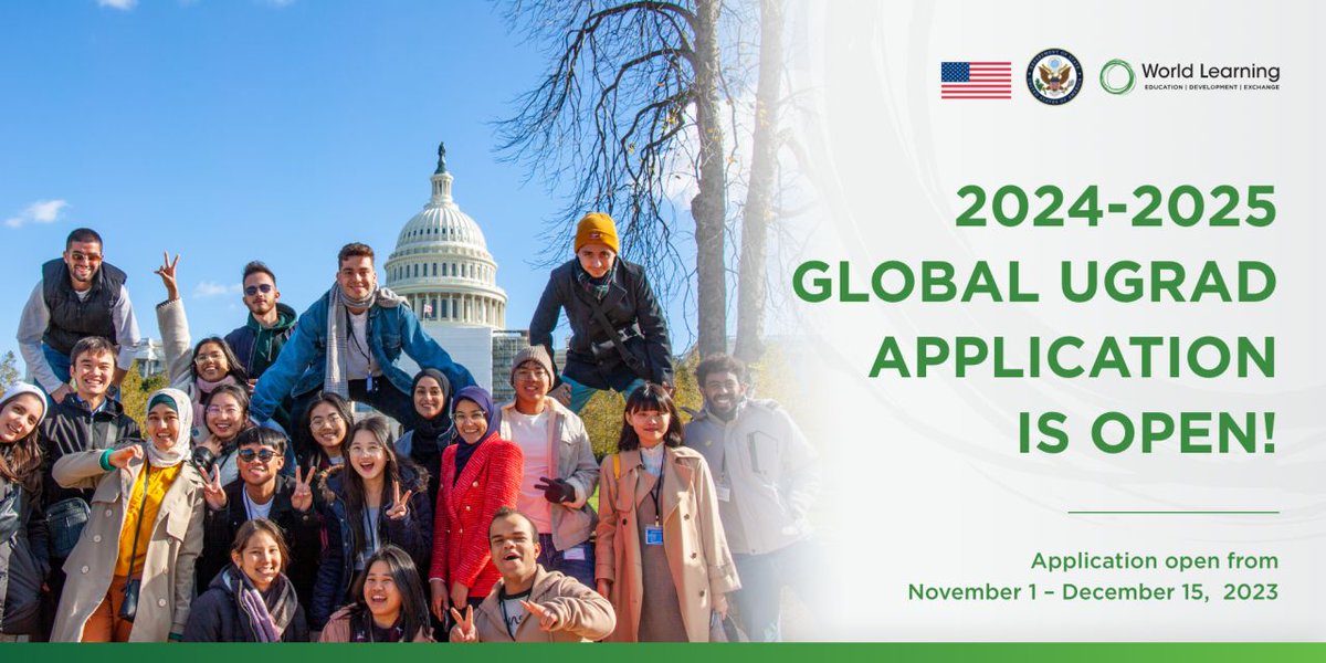 🌍 **Global UGRAD 2024-2025:** 
Empower your future with cross-cultural experiences.

📆 Deadline: Dec 15, 2023
📚 Academic &amp; leadership growth

Apply now: bit.ly/46VPrV4 

#GlobalUGRAD #StudyAbroad #Scholarship #DeadlineAlert