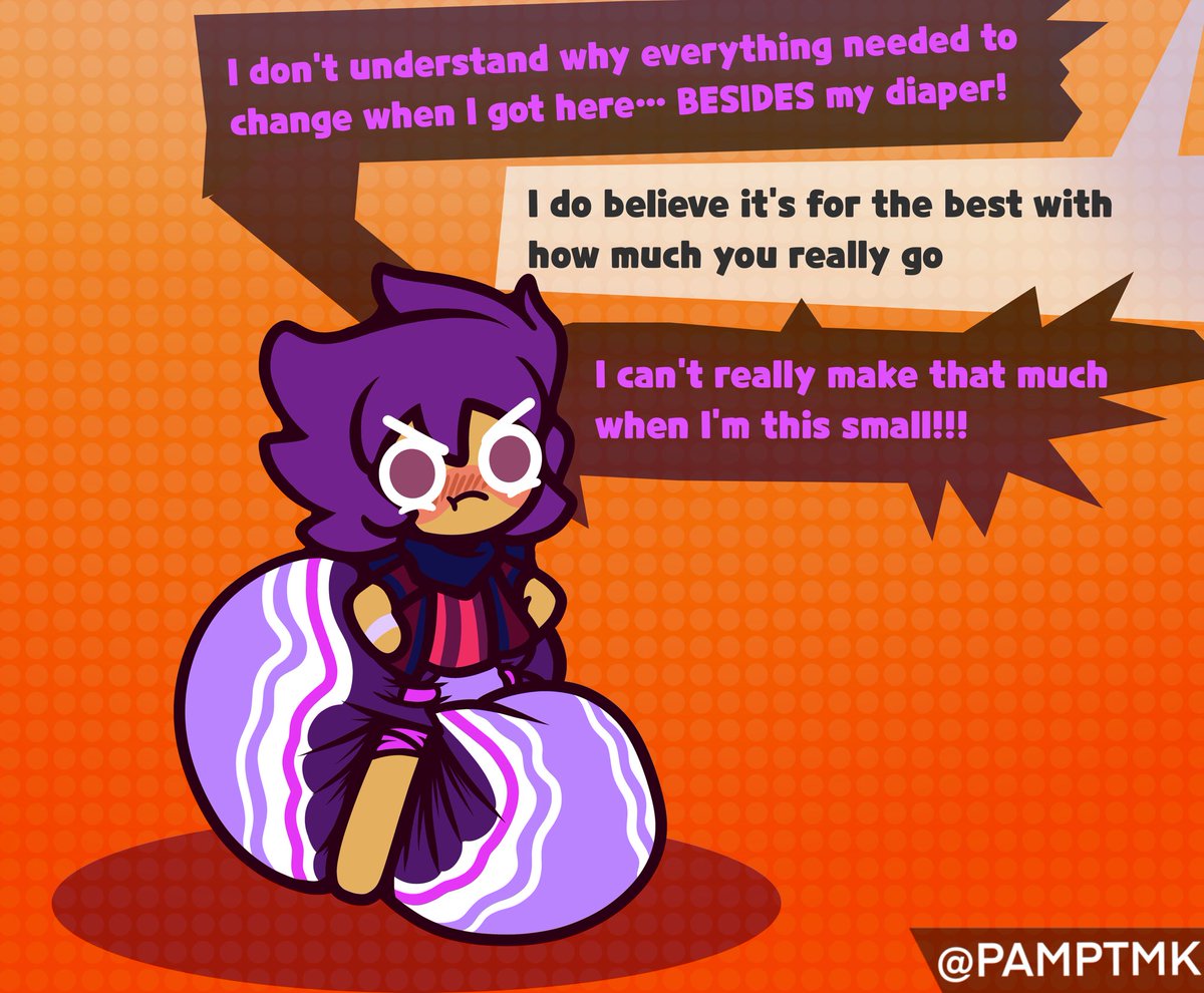 PAMPTMK's tweet image. Cookie’s Side Effects - Flat Shaded Commission for @NuggetBoi24