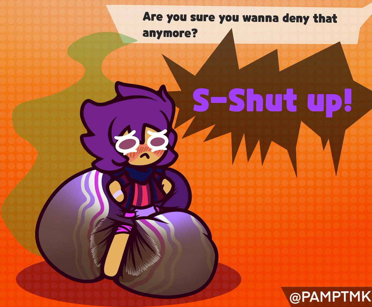 PAMPTMK's tweet image. Cookie’s Side Effects - Flat Shaded Commission for @NuggetBoi24