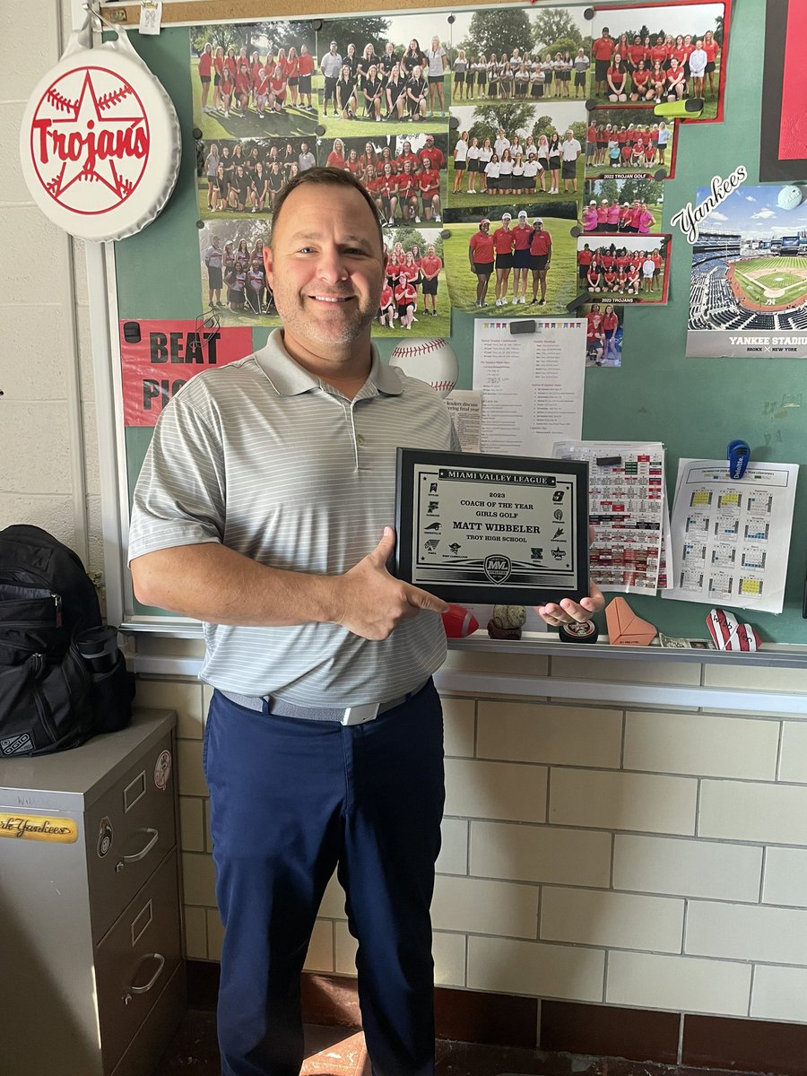 Shoutout to our coach, Matthew Wibbeler, for earning coach of the year. We would like to thank him for all the hard work he has put into the team, and we want him to know how much we appreciate him. Congratulations!