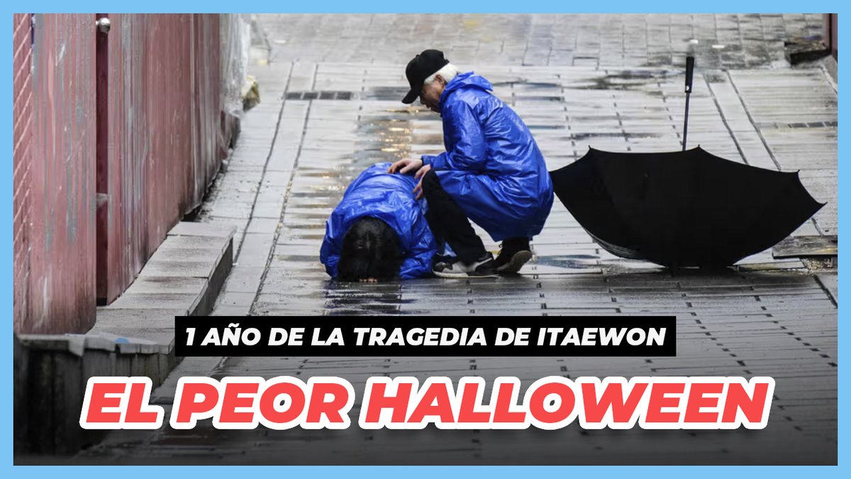 Les comparto el video sobre la tragedia de #Itaewon en #Halloween del año pasado. Ya pasó un año pero aún NO hay responsables ni NADIE ha sido castigado. Los familiares siguen buscando respuestas y luchando para que se haga justicia. youtu.be/hlwHY9zaOus