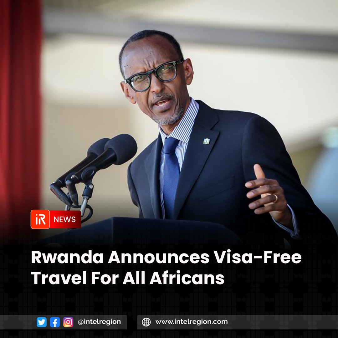 Rwanda has announced that it will allow Africans to travel to the country without requiring a visa, with the aim of promoting free movement and trade across the continent. President Paul Kagame made the announcement during the 23rd Global Summit of the World Travel and Tourism