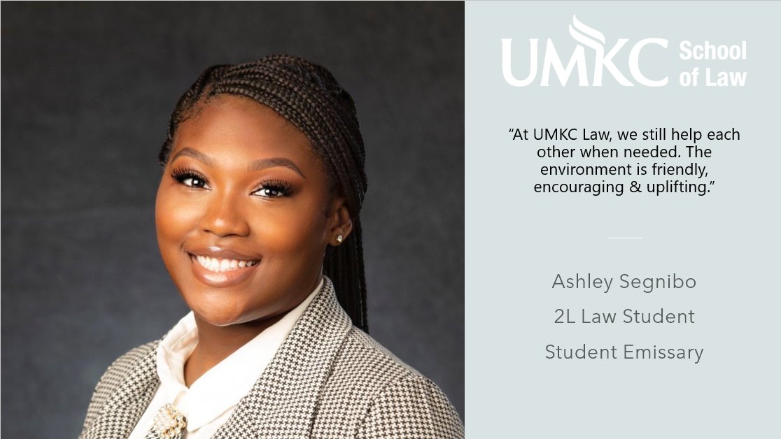 Here's why our students love UMKC Law School! Whether you dream of working in a high-profile corporate law firm or fighting for justice as a public defender, UMKC Law has the resources and support to help you achieve your goals. law.umkc.edu