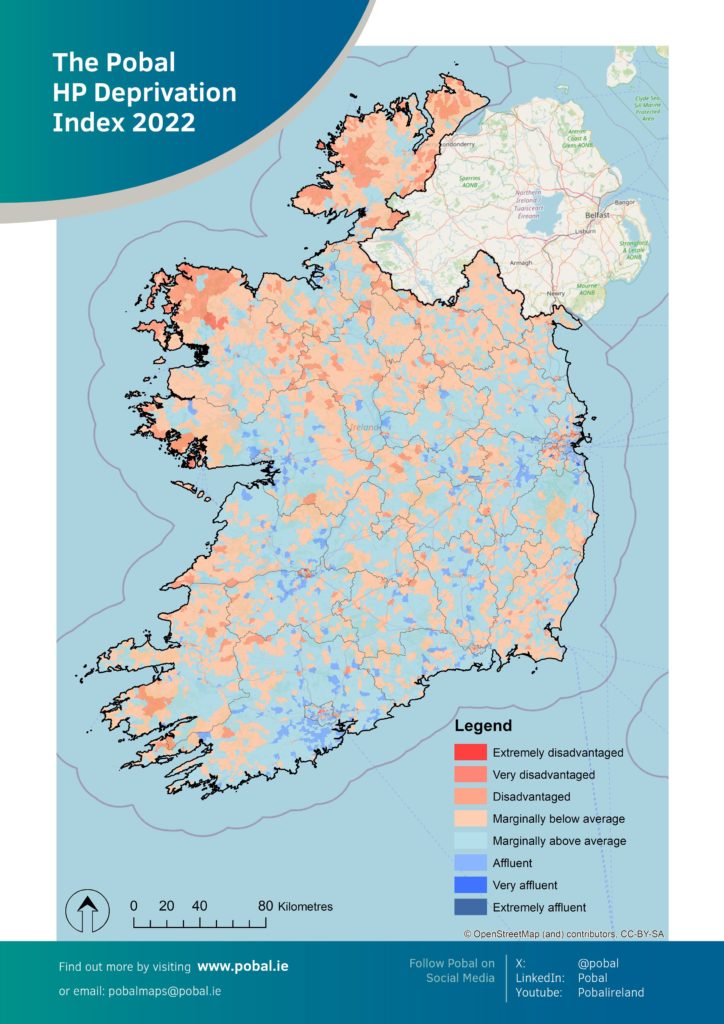 DrAndrewForde's tweet photo. The @pobal HP Deprivation Index was launched today. A hugely important resource for the state and civil society in understanding disadvantage and shaping more targeted interventions
195,992 people now live in areas classed as very or extremely disadvantaged.
#PobalMaps https://t.co/xGpWiEvmfy