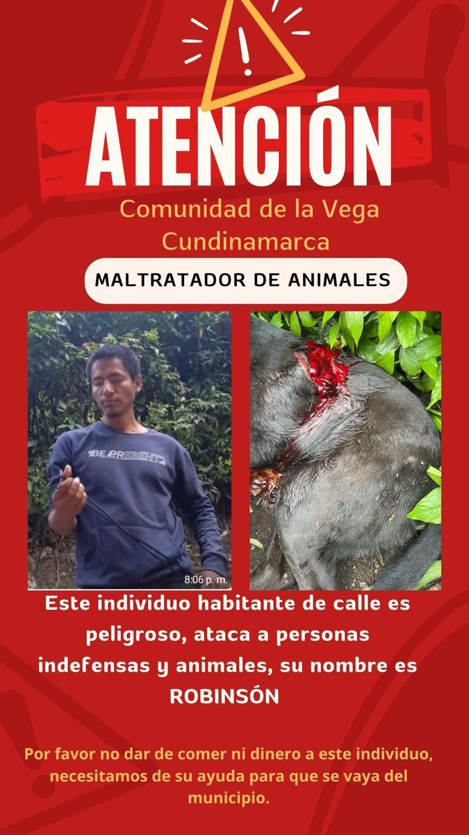 Unarolamas83's tweet photo. URGENTE!!! AYUDENOS ESTE SEÑOR ES UN PELIGRO PARA LA SOCIEDAD, DICE QUE SUFRE DE PROBLEMAS MENTALES PERO TIENE HASTA DENUNCIAS DE ABUSO SEXUAL @NoticiasCaracol @NoticiasUno @NoticiasRCN @gusgomez1701 @JuanFraile https://t.co/kVUkisbS7F
