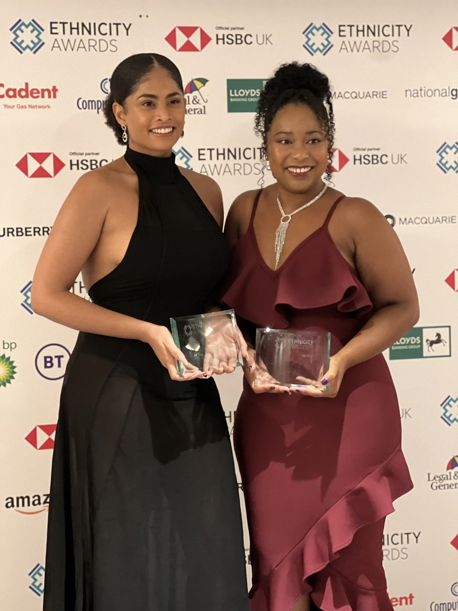 There goes our President & VP! Incredibly proud of our achievements with #BENUKOps - making it into the Top 10 at the #ethnicityawards.