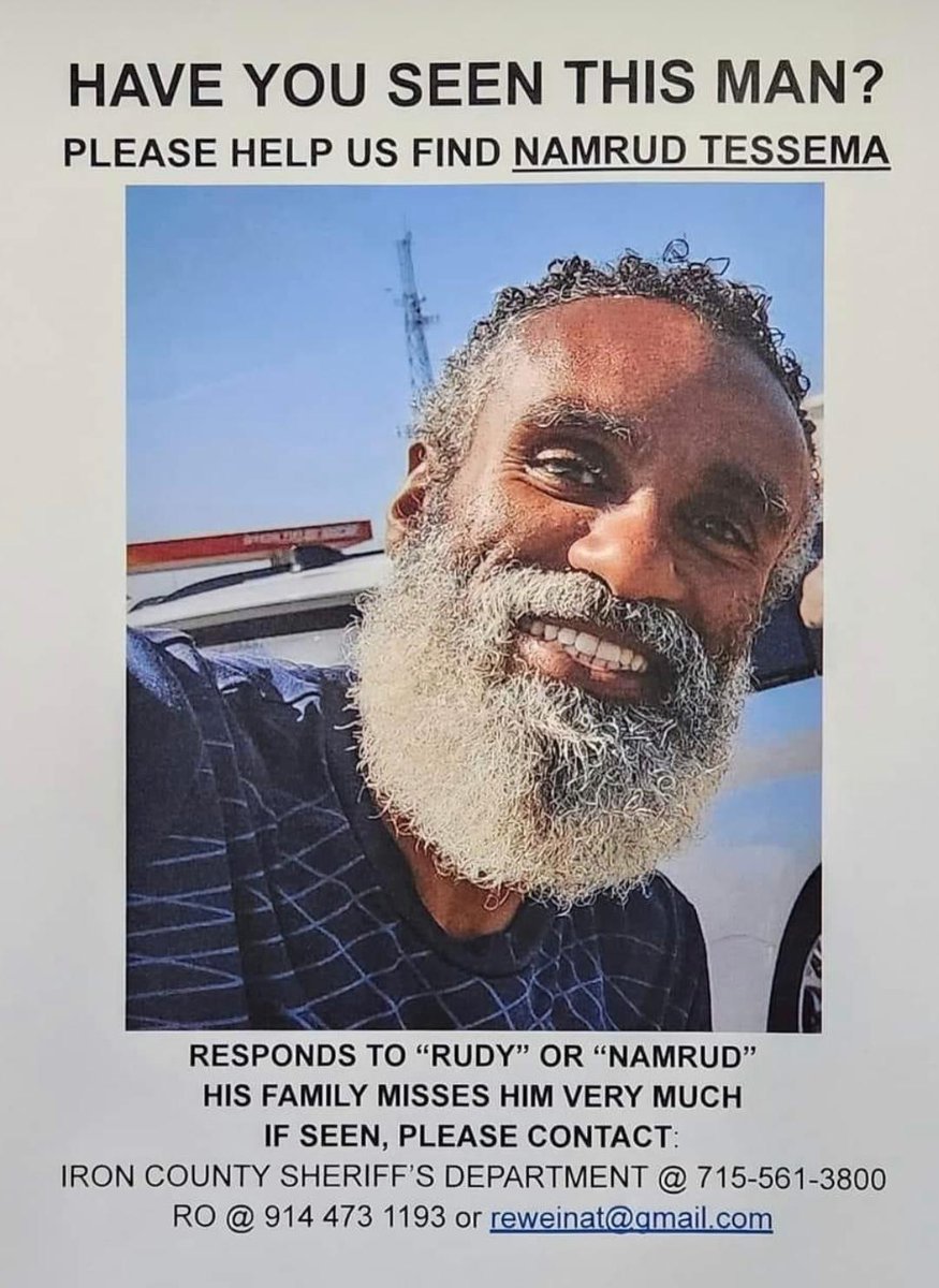 HanaBeyene10's tweet photo. Dear Tegaru,
This Is To Inform You That Our Brother Wegahta (Namrud,) or Rudy Ambassador Fesseha's Son's Missing, & His Family Is Desperately Looking 4 Him.
Please Use Any Tegaru's Networks, To Be A Voice 4
Wegahta! He Has been Fighting 4 Tigray Nonstop 4 Z past 3 Yrs!
#FindRudy https://t.co/5iJVZXS1GW