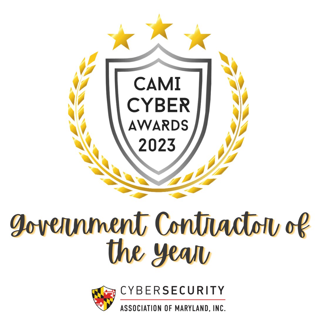 JovianConcepts's tweet photo. Jovian Concepts is honored to be named Government Contractor (<$50M) of the Year by @CAMIcyberMD  last week at the Cybersecurity Awards. https://t.co/TBdDLc43KS

#CAMIAwards #CAMIAwards2023 #cyber
#cybersecurity https://t.co/vTyWe7WVJL