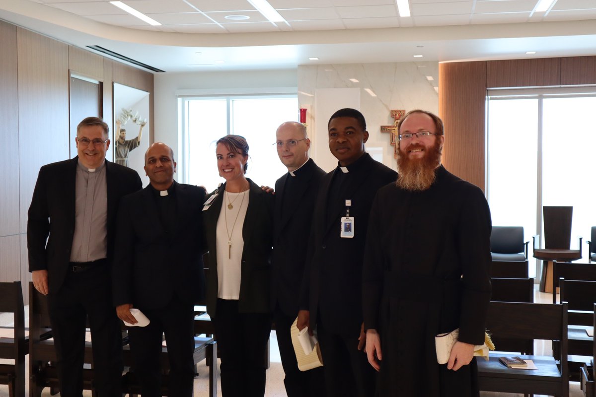 BishopGolka's tweet photo. Yesterday I joined fellow priests and deacons of the diocese to bless the new St. Francis Hospital- Interquest and dedicate the chapel. Among those I thanked were the Sisters of St. Francis of Perpetual Adoration, who were among the first to care for the sick in Colorado Springs. https://t.co/K4wqgXOac4