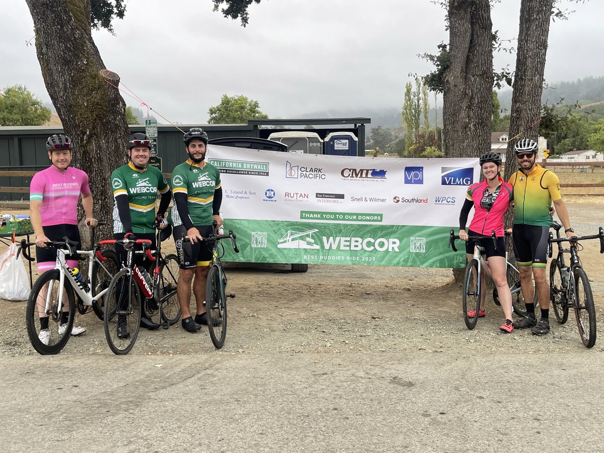 Congrats to Webcor Cycling on another successful year of fundraising for Best Buddies through our DIY bike ride &amp; official Best Buddies Challenge! Thanks to the generosity of our incredible trade partners, we raised nearly $30,000 for Best Buddies this year! #WhyWebcor