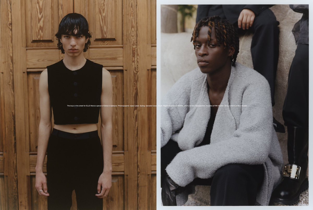 New story for the November issue of <a href="/ELLEMexico/">ELLE México</a> 
Shot in Barcelona by Isaac Calpe
Styled and produced by yours truly
#DolceGabbana #menswear