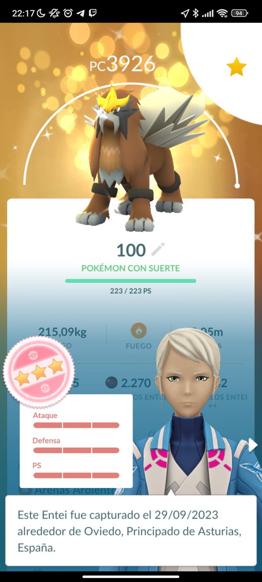 angelsqual7's tweet image. Se sube hoy? Esto igual ha sido una señal, vamos #pushpartner #pushlegend #PokemonGO #PokemonGOApp Twitch.tv/angelsqual