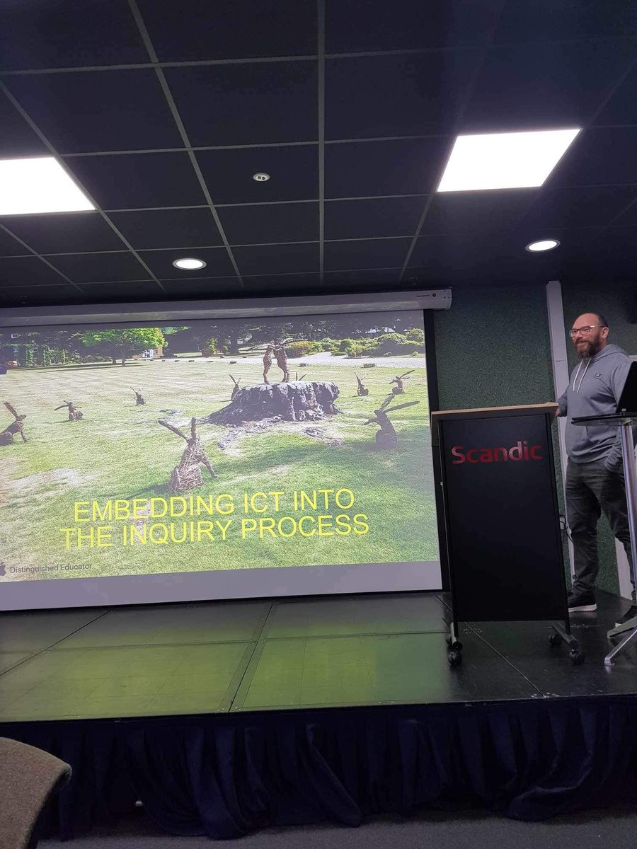 Enjoyed sharing my experiences embedding ICT into #pyp inquiry process and the virtues of being part of the <a href="/AppleEDU/">Apple Education</a> #AppleADE community.