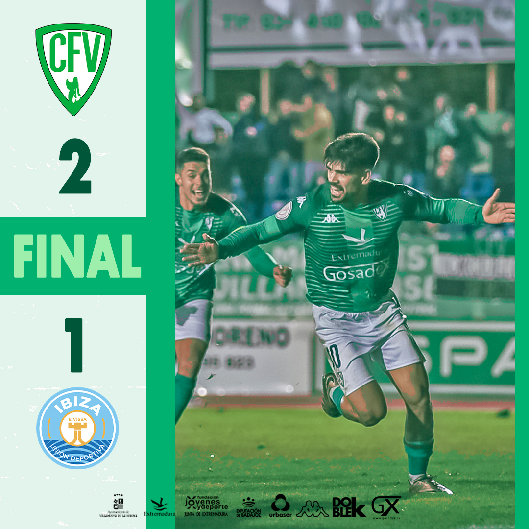 ⏹FINAAAAAL!! 90’
Termina el partido con 2-1 en el marcador.

¡¡¡PASAMOS A LA SIGUIENTE RONDA!!!

#avantivillano
#cfvillanovenseudibiza