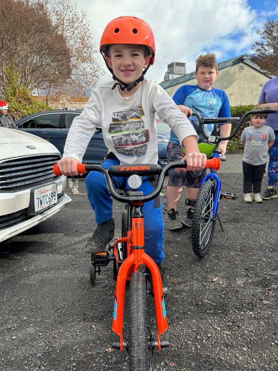 Will soon be bicycle giveaway time.
We can’t wait!