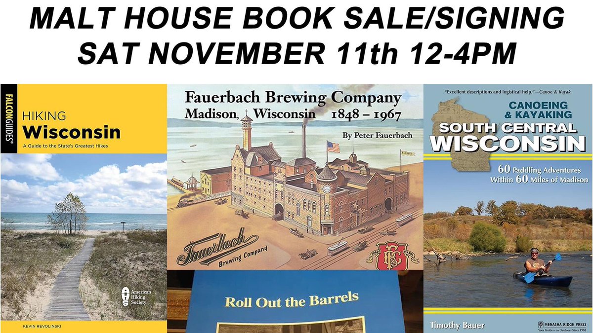 A few author friends agreed to sign/sell some of their books here at The Malt House. Drink and chat with local authors!

Joining us will be:
Timothy Bauer, Kevin Revolinski, Peter Fauerbach,  and Gary Hess. 

#BuyLocal #LocalAuthors #ReadABook #GiveABook