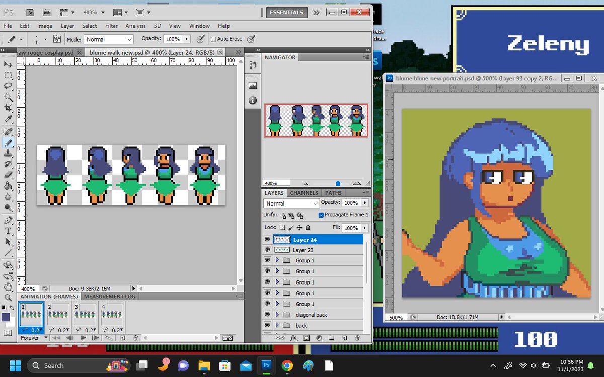 terderrer's tweet image. On some #indigamedev stuff right now. Reworking some assets.
#pixelart