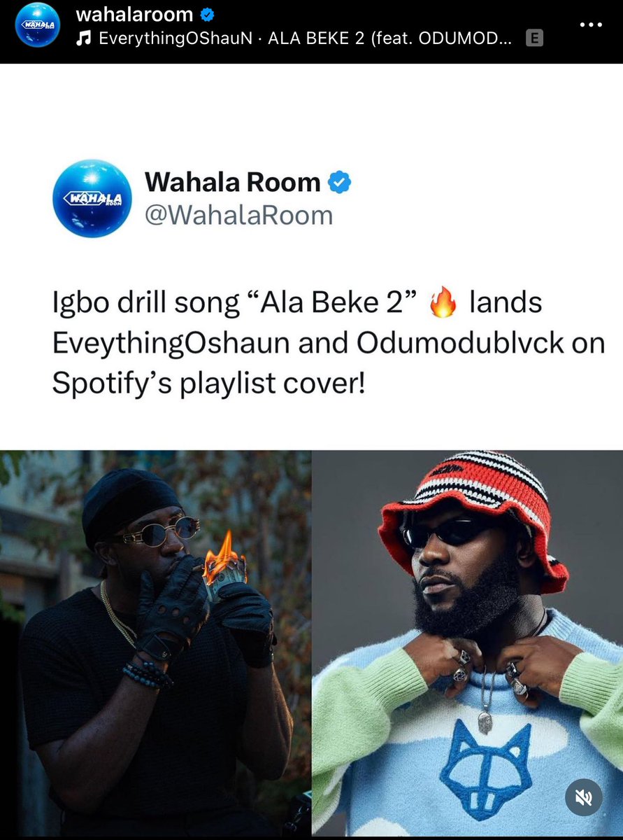 <a href="/WahalaRoom/">Wahala Room</a> 

ALA BEKE 2 feat <a href="/Odumodublvck_/">INDUSTRY MACHINE ⚙️</a> 

BIG KALA x EO SZN 🤞🏾