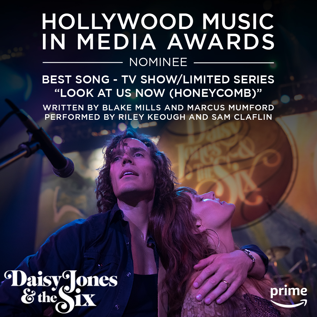 #DaisyJonesAndTheSix is a Hollywood Music In Media Awards Nominee for Best Song - TV Show/Limited Series with 'Look At Us Now (Honeycomb)' 🎶