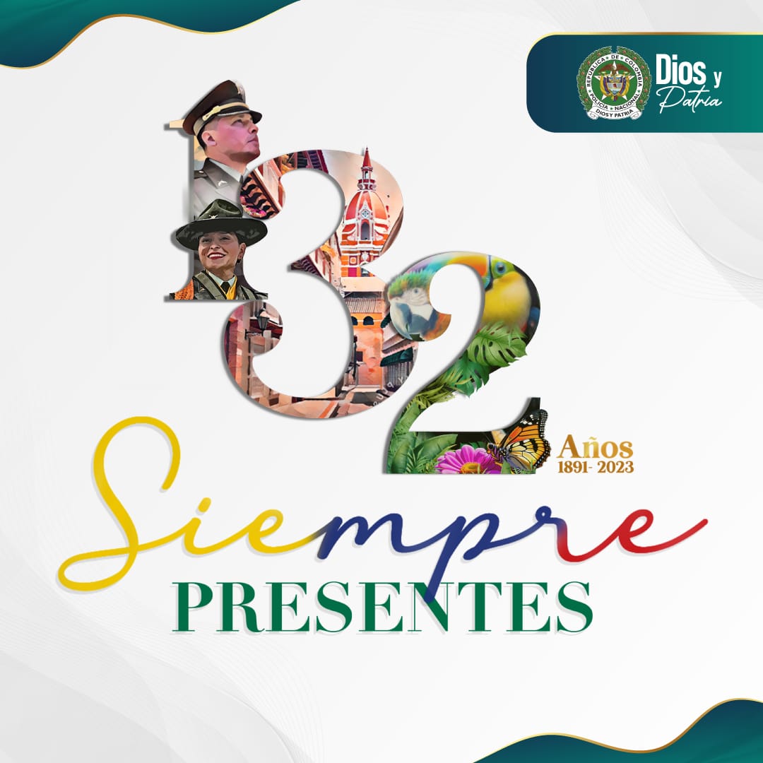 ProteccionPonal's tweet photo. A medida que nos acercamos a nuestros #132AñosSiemprePresentes, queremos agradecer a cada colombiano por confiar en nosotros. Juntos, hemos construido un camino de confianza y servicio. https://t.co/IkibVQLKt5