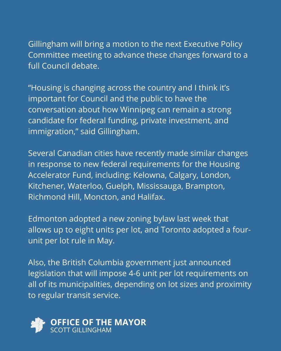 ScottGillingham's tweet photo. Attached is my news release from today, along with a letter from Federal Housing Minister @SeanFraserMP outlining the federal government's request. 3/3 https://t.co/igrhTAXU0n