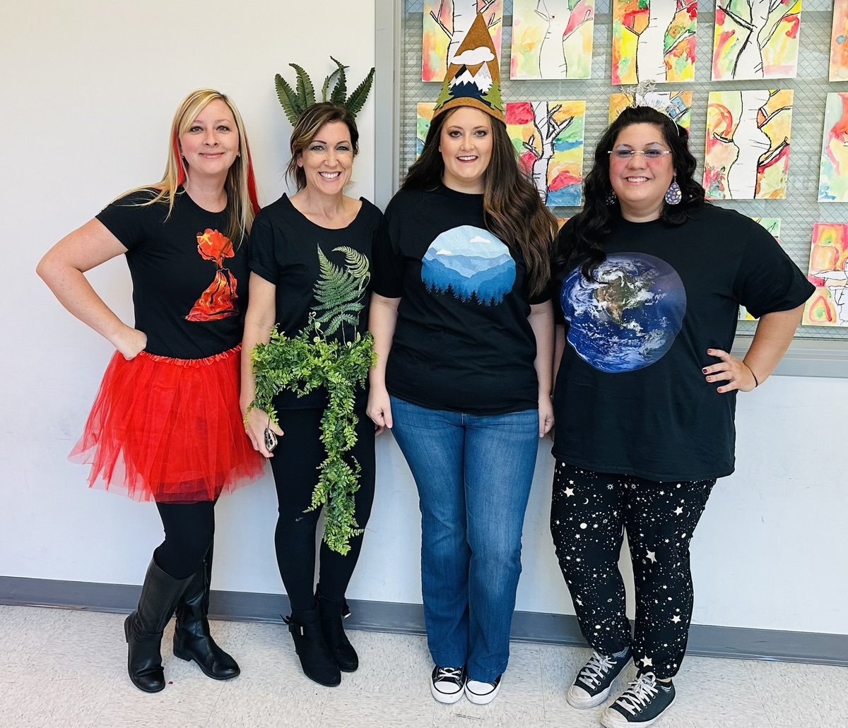 Our amazing PYP 2nd grade team dressed up as Earth’s Systems for Halloween in conjunction with their unit of inquiry #thankyouteachers❤️ #IBPYP #earthsystems #BurtonExperience #lombardibears