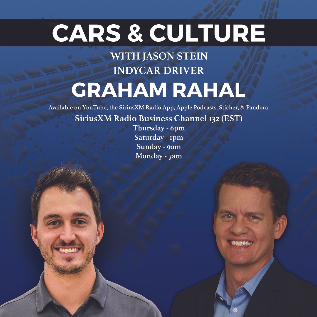 Cars & Culture with Jason Stein (@carsandculture) on Twitter photo Live in 30 minutes is our interview with INDYCAR driver Graham Rahal! Join us on <a href="/SXMBusiness/">SiriusXM Business Radio</a> 132, our YouTube channel, or any podcast platform at 6pm EST. Link is in our bio! #CarsAndCulture #GrahamRahal #IndyCar #JasonStein Live in 30 minutes is our interview with INDYCAR driver Graham Rahal! Join us on <a href="/SXMBusiness/">SiriusXM Business Radio</a> 132, our YouTube channel, or any podcast platform at 6pm EST. Link is in our bio! #CarsAndCulture #GrahamRahal #IndyCar #JasonStein