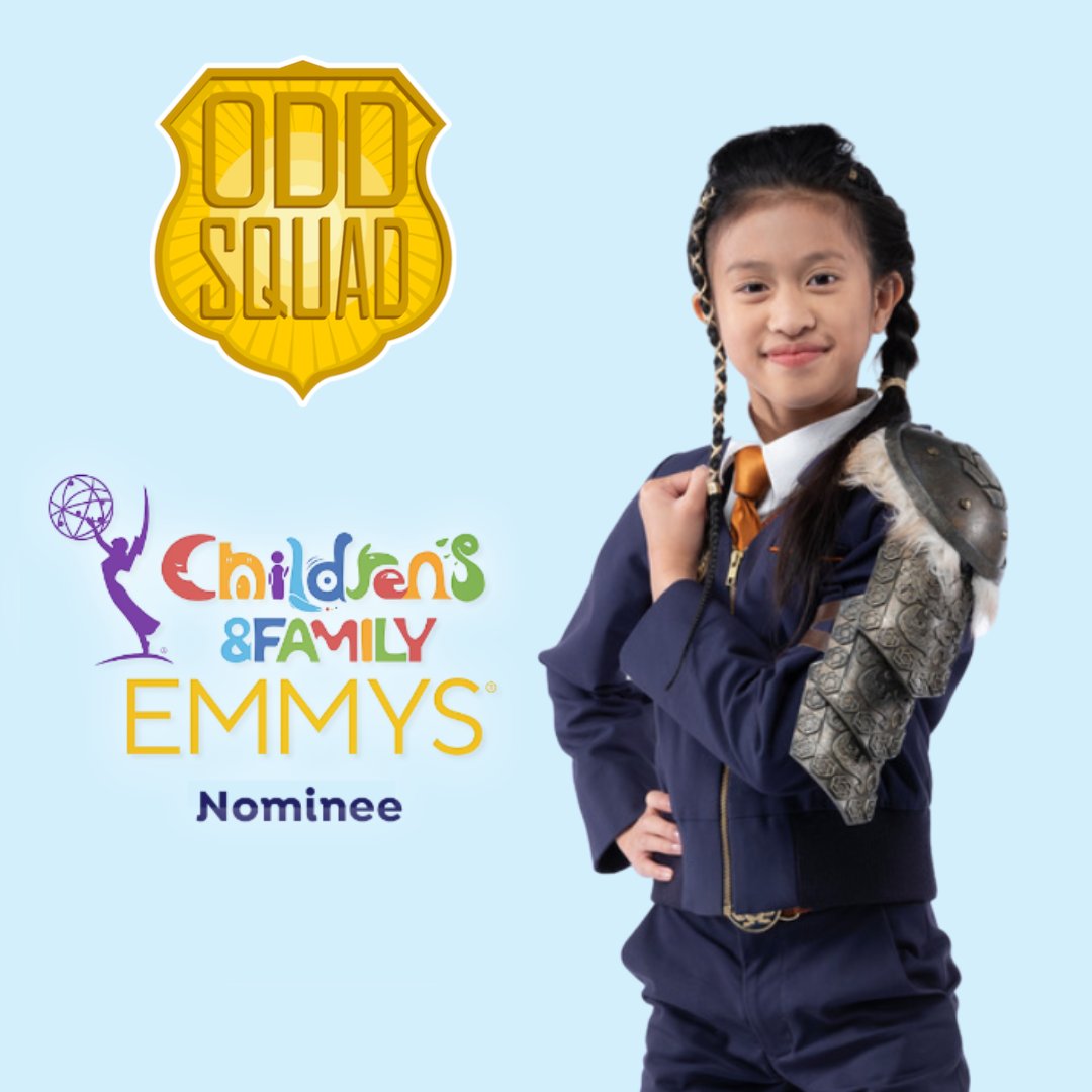 We’re excited to share the ODD-some news: Odd Squad is a Children's &amp; Family Emmys nominee for Hairstyling and Makeup!