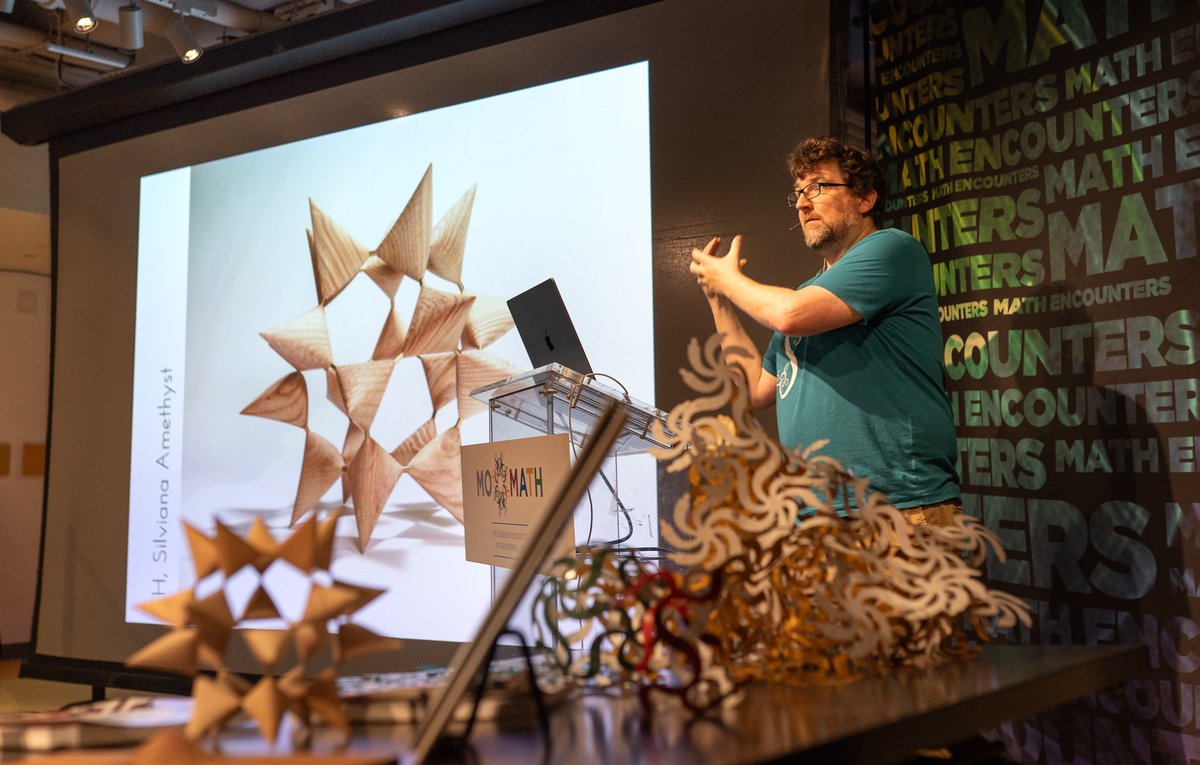 "Mathematics and art have a really interesting partnership, where [math] can allow us to see and understand things, and art is a way that those things can then be communicated to others.  And in between those two, we can hopefully [learn] how to build a better world."
- <a href="/Gelada/">Edmund Harriss</a>