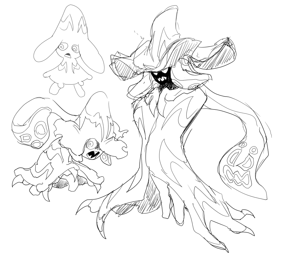 HunterMComics's tweet photo. more squid mon wips https://t.co/2jXJY6SR9O