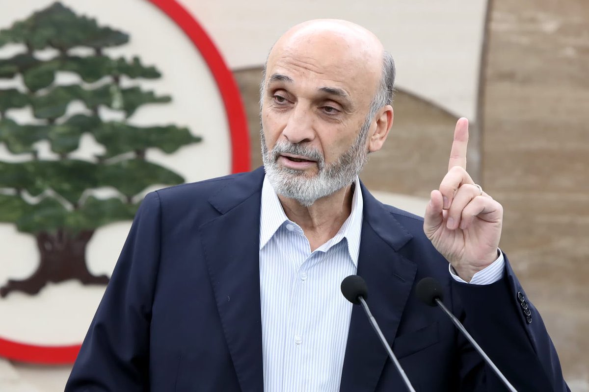 sentdefender's tweet photo. The President of the Christian-Based “Lebanese Forces” Political Party in Lebanon, Samir Geagea has now called for Hezbollah to Withdraw from the South of the Country and Return its Control to the Lebanese Armed Forces; he further stated that if Hezbollah decides to enter the War in Israel they will be committing a Major Crime against the Lebanese People.