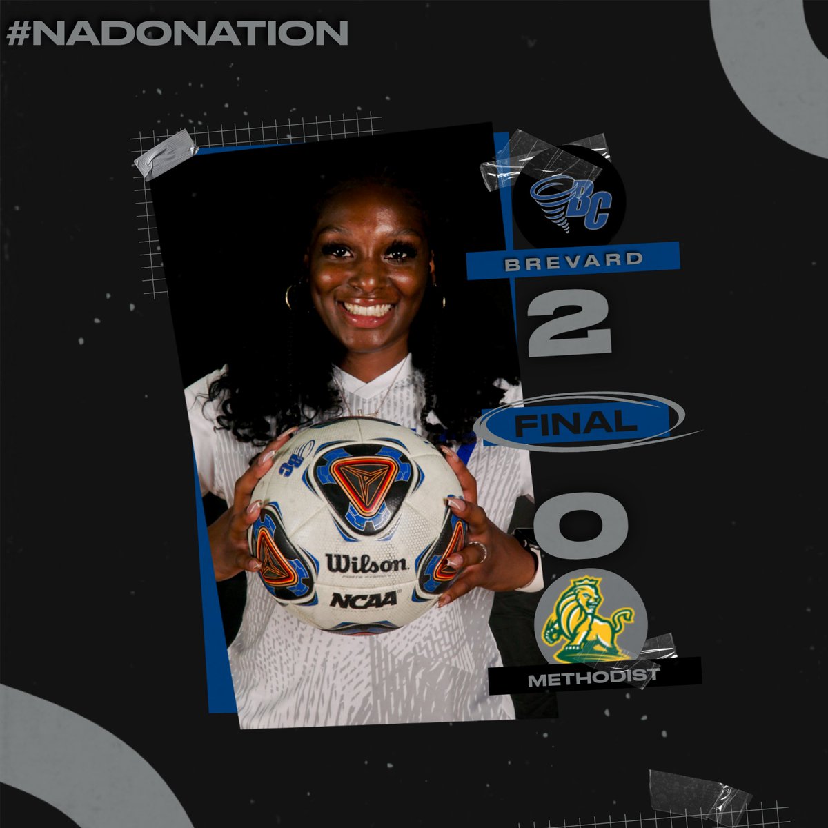 BCTornados's tweet photo. Women's Soccer: Brevard 2, Methodist 0, Final from Fayetteville, NC. TORNADOS WIN!!! ON TO THE CHAMPIONSHIP WE GO!!!!!!!!!

@BrevardCollege advances to its first USA South title match with its first NCAA-era postseason win in regulation!

#NadoNation #d3wsoc #d3soccer #ShipBound https://t.co/uRMMsk9AcF