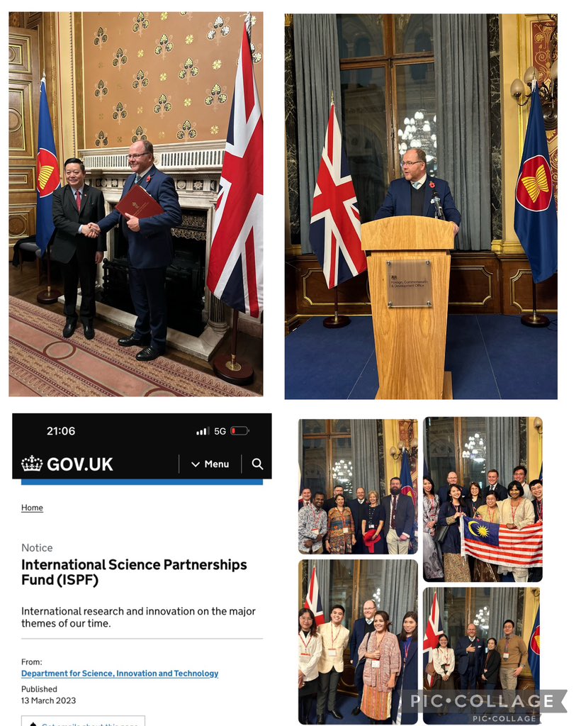 The UK #ScienceSuperpower🌍 mission is about harnessing UK science for global good: thru R+D for sustainable, resilient &amp; secure global prosperity. 

Delighted to announce tonight w <a href="/hourn_kao/">DR KAO KIM HOURN</a> <a href="/ASEAN/">ASEAN</a> <a href="/FCDOGovUK/">Foreign, Commonwealth & Development Office</a> our £200m ODA element of the International Science Partnership Fund🤝