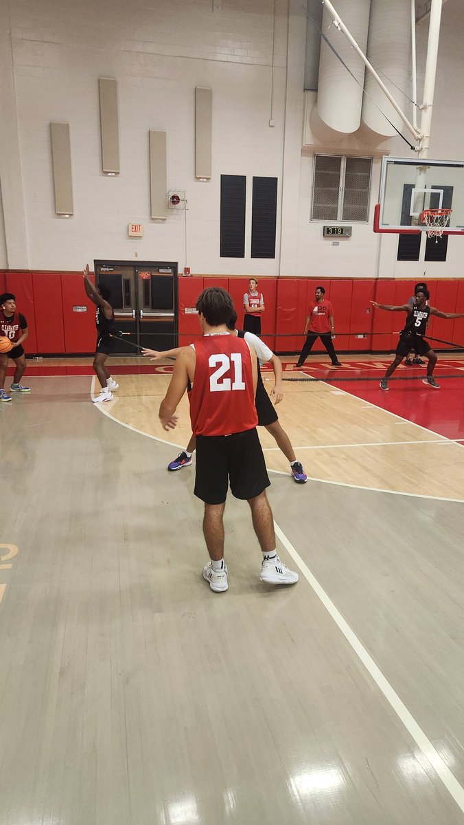 CHS_Basketball2's tweet photo. It was a great 2nd Day of practice with great Energy!!! Man The Defense on the String is Real 💪🏾🔥 The Guys loved the challenge. We got better today, and that's what it's all about. #CTfamily #AllinOrAllout #DisciplineIsKey #StormWarning https://t.co/O1UB6fdr02
