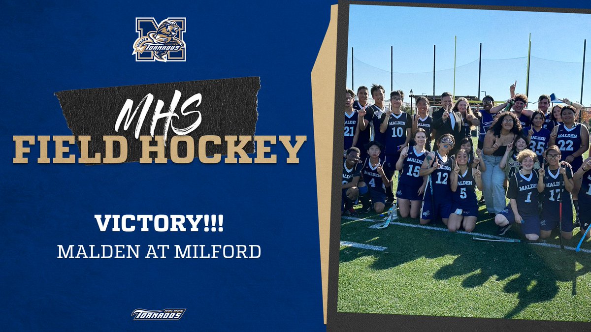 MaldenHS_Sports's tweet photo. Field Hockey defeat Milford on the road 4-0. Congrats!!! https://t.co/3t1bqK73ip