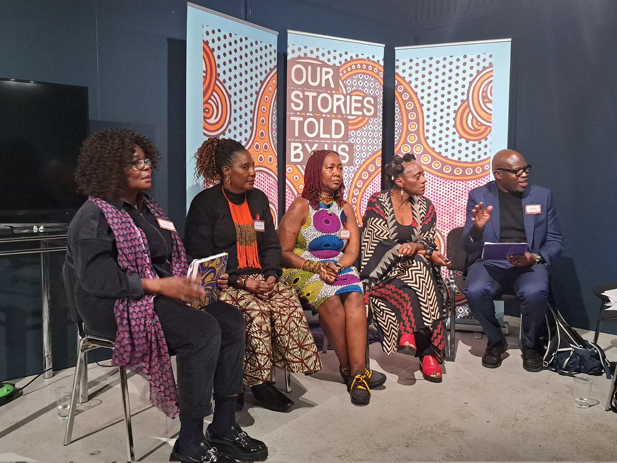 It may be a little after, but you couldn't have asked for a better #BlackHistoryMonth    event for #SalutingOurSisters than my amazing friends talking about their book,  #OurStoriesToldByUs. Every speaker a perfect example of #blackexcellence