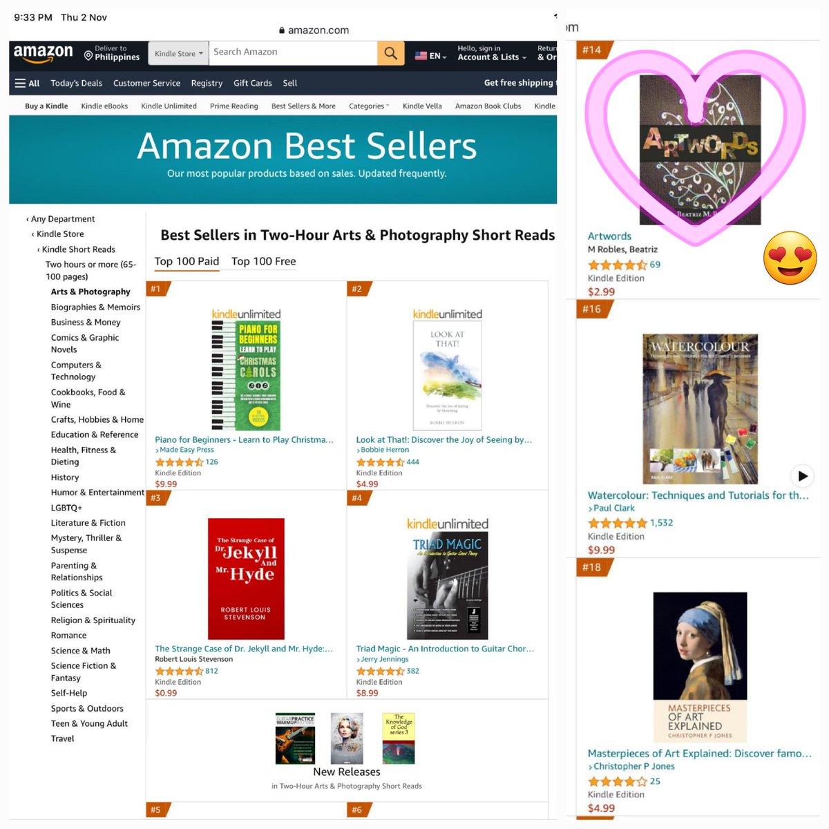 Claire_E_Net's tweet photo. Thank you again to https://t.co/CFkeZ62Gzj for starting this November with my book "Artwords" as Book of the Day this 2023! And a big thank you to your members @TwBookClub  and creator @scottmhughes for all your support! Loved reading comments about the work! 🥰 https://t.co/DjQeDgjXWa