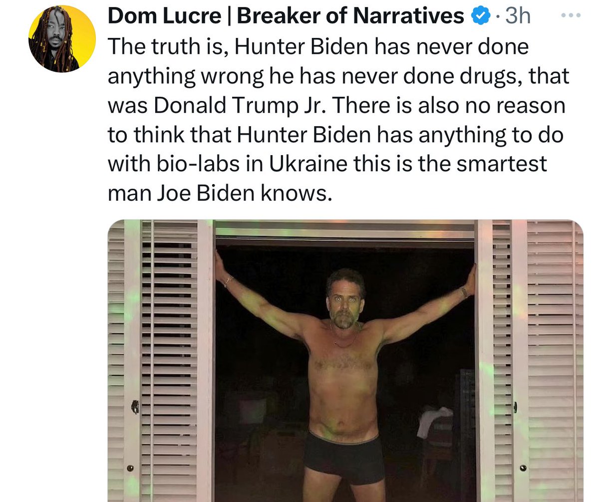 Dom Lucre | Breaker of Narratives tweet media