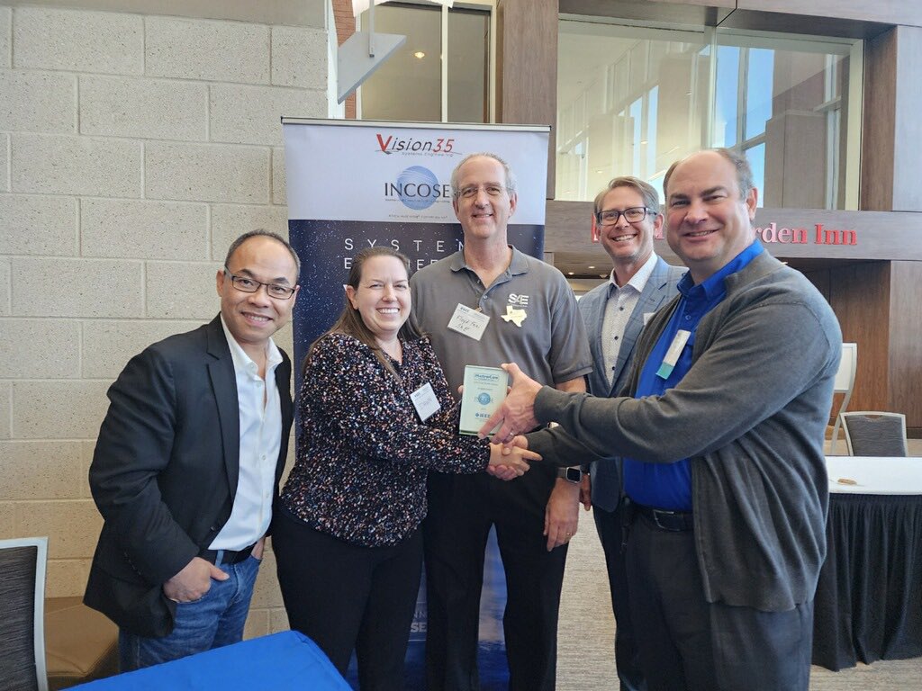 INCOSE_CFR's tweet photo. We’re representin’ at the #IEEE #Metrocon in Dallas!  We’ve got @incose North Texas, Bay Area, and Colorado Front Range! https://t.co/FS1YObRc4K