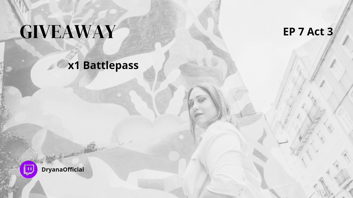📢 GIVEAWAY 

🏆 Battlepass

To entry :

1️⃣ Follow <a href="/DryanaOfficial/">Adriana ' DryanaOfficial ' Madureira</a> 
2️⃣ Like &amp; Rtt
3️⃣ Tag 2 friends 

Ends at 10 November

Good Luck Everyone 🫶