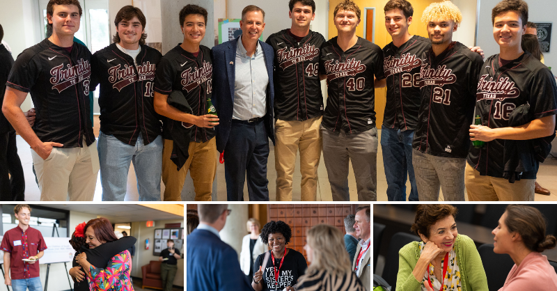 TrinityUAlumni's tweet photo. Alumni Weekend 2023 was one for the record books! Find out which classes won the giving, attendance, and participation awards, and read more about some of the weekend's exciting events and records we set at https://t.co/bre2ybi4zs.

#TUAlumniWeekend #TrinityUAlumni 🐯