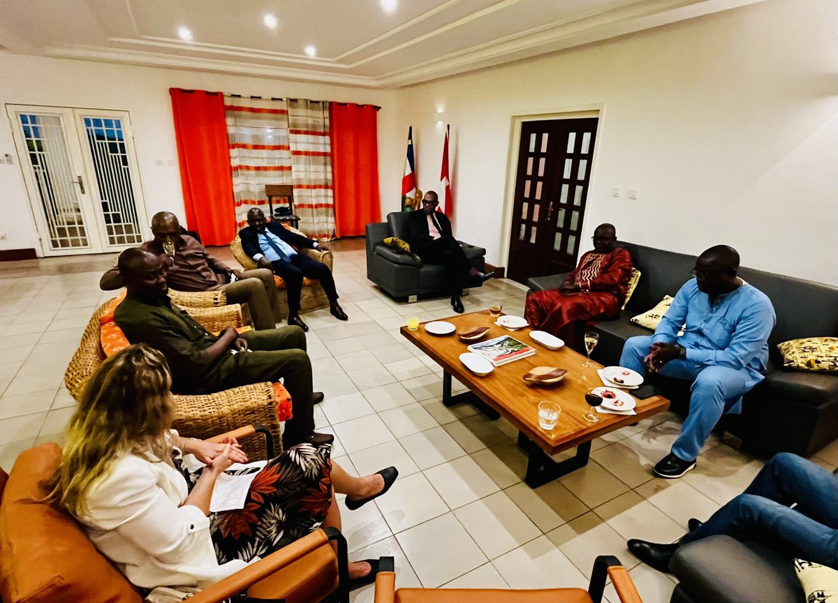 EricMarclay's tweet photo. For the first time in #Centrafrique 🇨🇫 #GCSPGANN - meeting old fellows and making new friends, praising @TheGCSP 4the courses attended, committing to further meet, and hopefully, getting courses deployed in #Bangui #CAR #RCA https://t.co/uzWWu10CTL