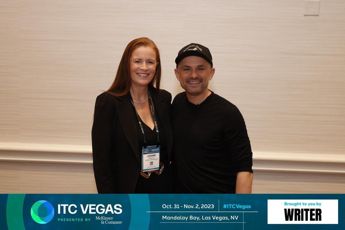 Great to meet and listen to <a href="/garyvee/">Gary Vaynerchuk</a> at #itcvegas. I appreciated his focus on themes important to us at <a href="/FINEOS/">FINEOS</a> such as organisational culture, empathy, #resilience, leading through the world of continuous #change and the importance of a forward-thinking, open mindset.