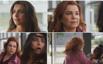 ZAMENZA's tweet photo. POST NOVINHO! => Isabel Teixeira e Rayssa Bratillieri brilham no primeiro grande embate de Helena e Ísis em "#ElasporElas"  https://t.co/YuWFpoTNoq https://t.co/3taxoSOJSB
