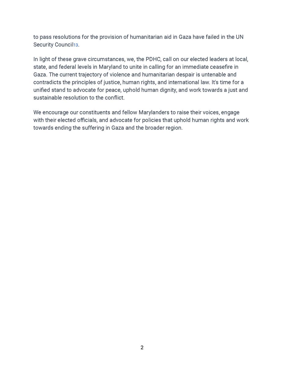 Progressive Democrats of Howard County (@progresshoco) on Twitter photo PDHC Calls for Immediate #Ceasefire in Gaza, Urges Maryland's Elected Leaders to Take a Stand.
<a href="/iamwesmoore/">Wes Moore</a>
<a href="/JohnSarbanes/">John Sarbanes</a>
<a href="/RepKweisiMfume/">Kweisi Mfume</a>
<a href="/SenatorCardin/">Senator Ben Cardin</a>
<a href="/ChrisVanHollen/">Senator Chris Van Hollen</a>
<a href="/RepRaskin/">Rep. Jamie Raskin</a>
<a href="/davidjtrone/">David Trone</a>
<a href="/glenniveymd/">Glenn Ivey</a>
<a href="/RepStenyHoyer/">Steny Hoyer</a>
<a href="/SenBillFerg/">Bill Ferguson</a>
<a href="/SpeakerAJones/">Speaker Adrienne A. Jones</a> PDHC Calls for Immediate #Ceasefire in Gaza, Urges Maryland's Elected Leaders to Take a Stand.
<a href="/iamwesmoore/">Wes Moore</a>
<a href="/JohnSarbanes/">John Sarbanes</a>
<a href="/RepKweisiMfume/">Kweisi Mfume</a>
<a href="/SenatorCardin/">Senator Ben Cardin</a>
<a href="/ChrisVanHollen/">Senator Chris Van Hollen</a>
<a href="/RepRaskin/">Rep. Jamie Raskin</a>
<a href="/davidjtrone/">David Trone</a>
<a href="/glenniveymd/">Glenn Ivey</a>
<a href="/RepStenyHoyer/">Steny Hoyer</a>
<a href="/SenBillFerg/">Bill Ferguson</a>
<a href="/SpeakerAJones/">Speaker Adrienne A. Jones</a>